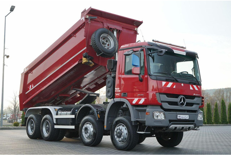 Mercedes-Benz CTROS 4141 / 8X6 / WYWROTKA TYLNOZSYPOWA / MEILLER KIPPER 5.3M / - Самосвал камион: снимка 2 Mercedes-Benz CTROS 4141 / 8X6 / WYWROTKA TYLNOZSYPOWA / MEILLER KIPPER 5.3M / - Самосвал камион: снимка 2