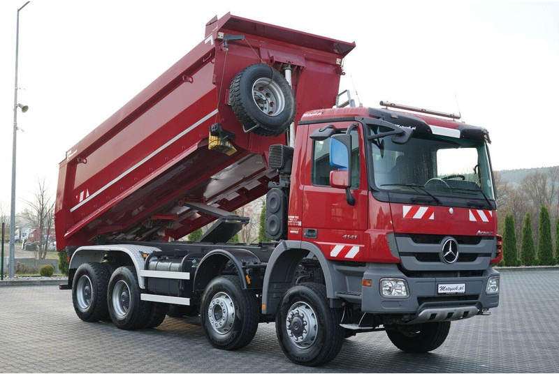 Mercedes-Benz CTROS 4141 / 8X6 / WYWROTKA TYLNOZSYPOWA / MEILLER KIPPER 5.3M / - Самосвал камион: снимка 1 Mercedes-Benz CTROS 4141 / 8X6 / WYWROTKA TYLNOZSYPOWA / MEILLER KIPPER 5.3M / - Самосвал камион: снимка 1
