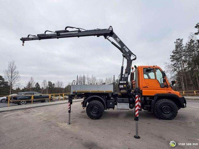 Mercedes-Benz UNIMOG U300 4x4 HIAB 122 D-3 CRANE - Самосвал камион, Камион с кран: снимка 4 Mercedes-Benz UNIMOG U300 4x4 HIAB 122 D-3 CRANE - Самосвал камион, Камион с кран: снимка 4