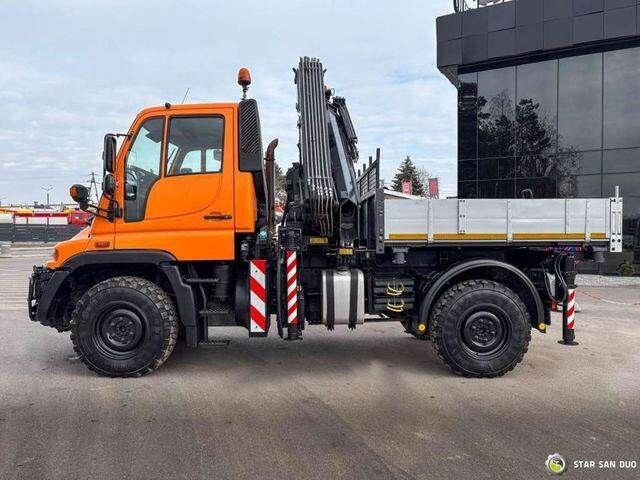 Mercedes-Benz UNIMOG U300 4x4 HIAB 122 D-3 CRANE - Самосвал камион, Камион с кран: снимка 5 Mercedes-Benz UNIMOG U300 4x4 HIAB 122 D-3 CRANE - Самосвал камион, Камион с кран: снимка 5
