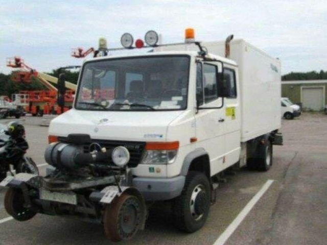 Mercedes-Benz VARIO Schörling RAIL ROAD Two Way Schienen - Камион фургон: снимка 1 Mercedes-Benz VARIO Schörling RAIL ROAD Two Way Schienen - Камион фургон: снимка 1