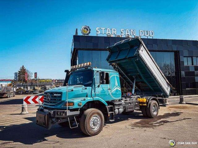 Mercedes-Benz Zetros 1833 4x4 Kipper Camper Chassis - Самосвал камион, Камион с кран: снимка 1 Mercedes-Benz Zetros 1833 4x4 Kipper Camper Chassis - Самосвал камион, Камион с кран: снимка 1