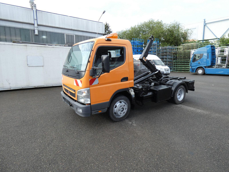 Mitsubishi Canter Fuso Abrollkipper - Бордови камион, Камион с кран: снимка 1 Mitsubishi Canter Fuso Abrollkipper - Бордови камион, Камион с кран: снимка 1
