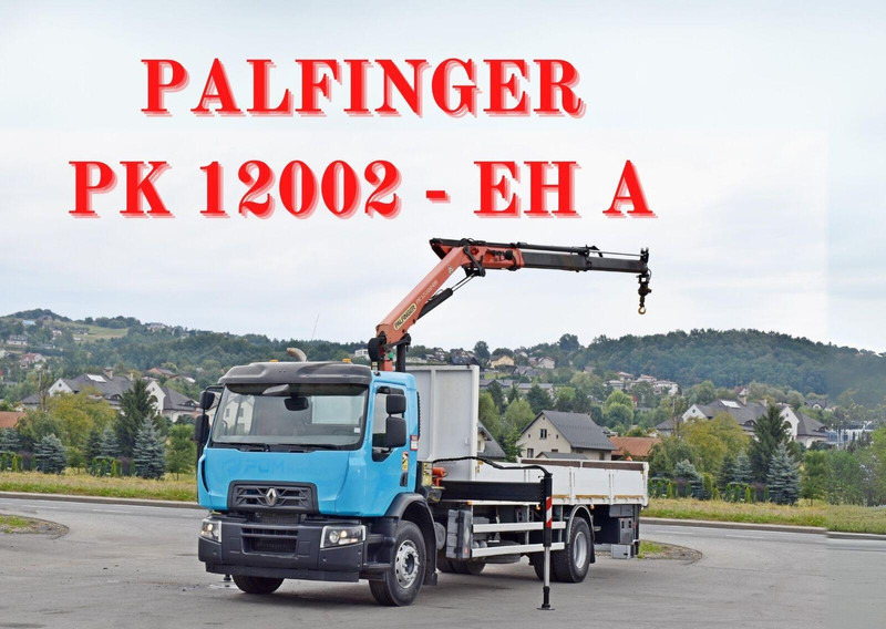 Renault C 320 - Бордови камион, Камион с кран: снимка 1 Renault C 320 - Бордови камион, Камион с кран: снимка 1