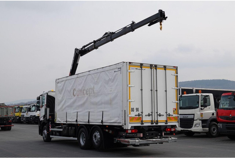 Renault C 380 / 6x2 / SKRZYNIOWY / HDS HIAB 138 B-3 WYSÓW 10,5 M / ROTAT - Камион с брезент: снимка 3 Renault C 380 / 6x2 / SKRZYNIOWY / HDS HIAB 138 B-3 WYSÓW 10,5 M / ROTAT - Камион с брезент: снимка 3