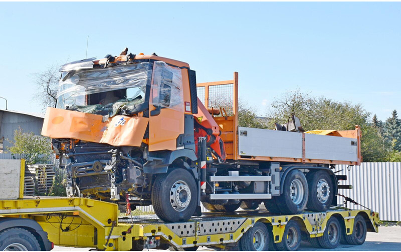 Renault C 380 - Самосвал камион, Камион с кран: снимка 1 Renault C 380 - Самосвал камион, Камион с кран: снимка 1