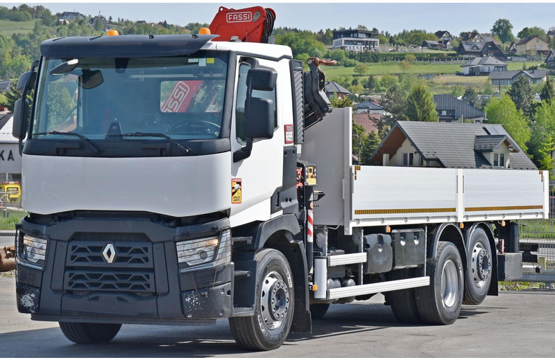 Renault C 380 - Бордови камион, Камион с кран: снимка 4 Renault C 380 - Бордови камион, Камион с кран: снимка 4
