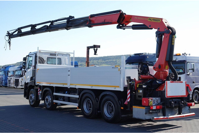 Renault C 430 / 8x4 / SKRZYNIOWY 7 M + HDS PALFINGER 33002 -wysów: 14,5 - Бордови камион, Камион с кран: снимка 3 Renault C 430 / 8x4 / SKRZYNIOWY 7 M + HDS PALFINGER 33002 -wysów: 14,5 - Бордови камион, Камион с кран: снимка 3