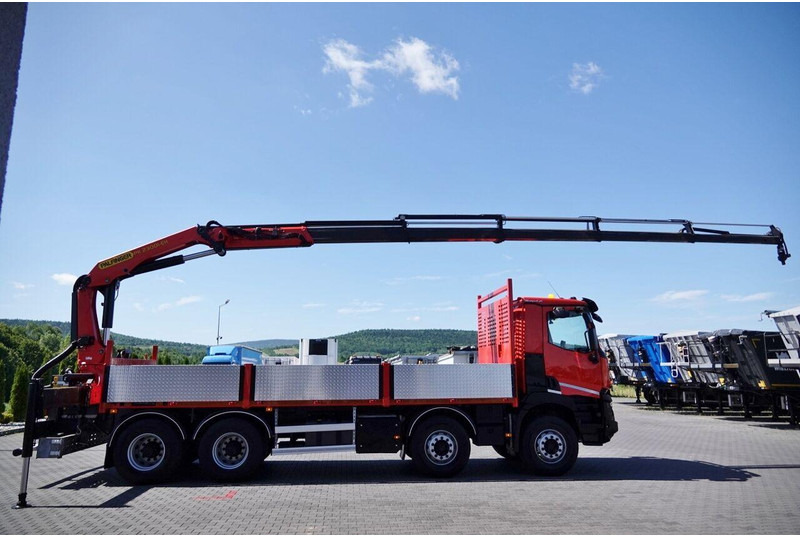 Renault C 430 / 8x4 / SKRZYNIOWY 7 M + HDS PALFINGER PK 2300-EH / WYSÓW - Бордови камион, Камион с кран: снимка 5 Renault C 430 / 8x4 / SKRZYNIOWY 7 M + HDS PALFINGER PK 2300-EH / WYSÓW - Бордови камион, Камион с кран: снимка 5