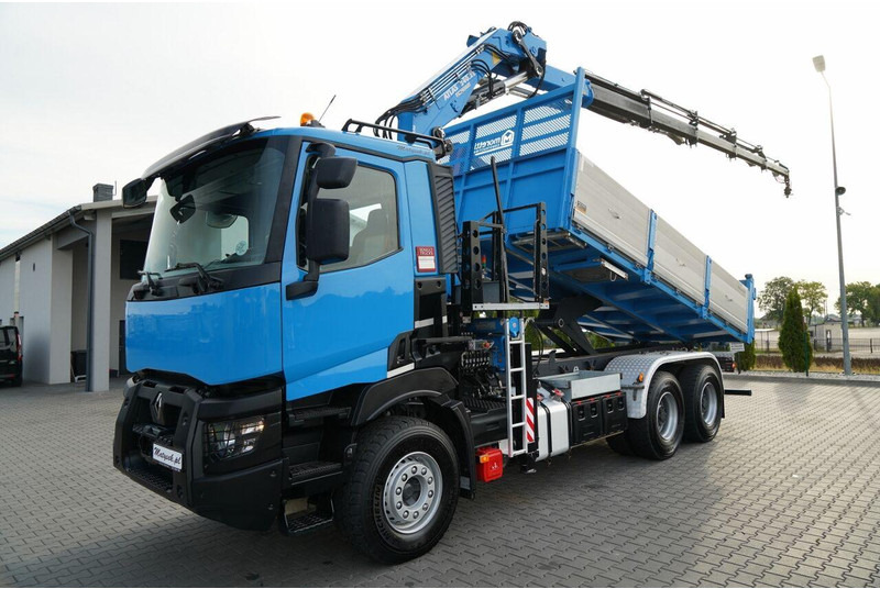 Renault C 430 - Самосвал камион, Камион с кран: снимка 2 Renault C 430 - Самосвал камион, Камион с кран: снимка 2