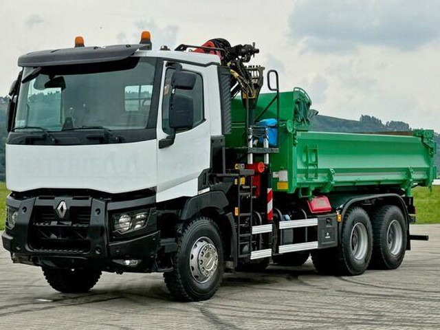 Renault C 430 *KIPPER 5,10 m + PK 16001 - K B* 6x4 - Самосвал камион, Камион с кран: снимка 5 Renault C 430 *KIPPER 5,10 m + PK 16001 - K B* 6x4 - Самосвал камион, Камион с кран: снимка 5