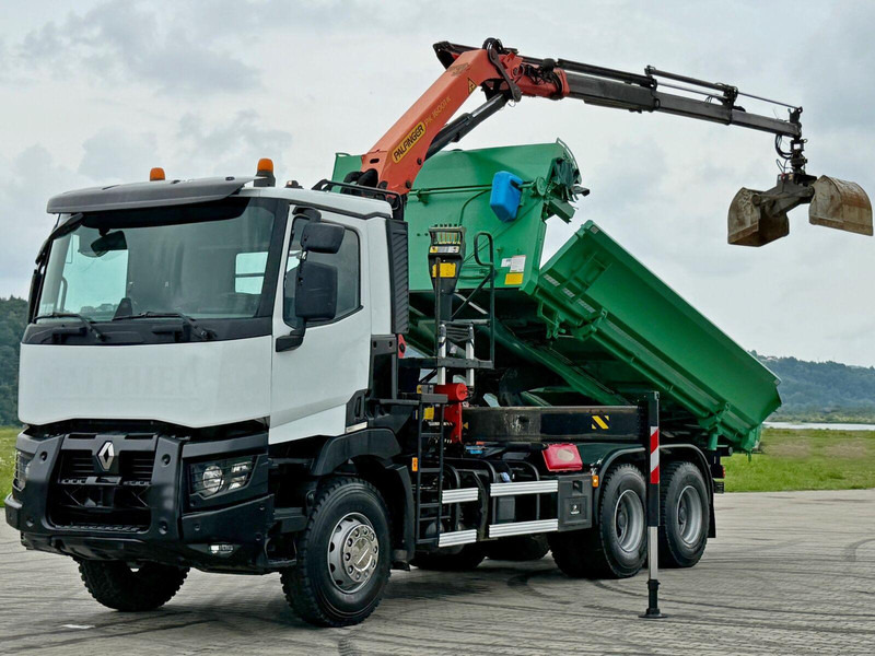 Renault C 430 *KIPPER 5,10 m + PK 16001 - K B* 6x4 - Самосвал камион, Камион с кран: снимка 3 Renault C 430 *KIPPER 5,10 m + PK 16001 - K B* 6x4 - Самосвал камион, Камион с кран: снимка 3