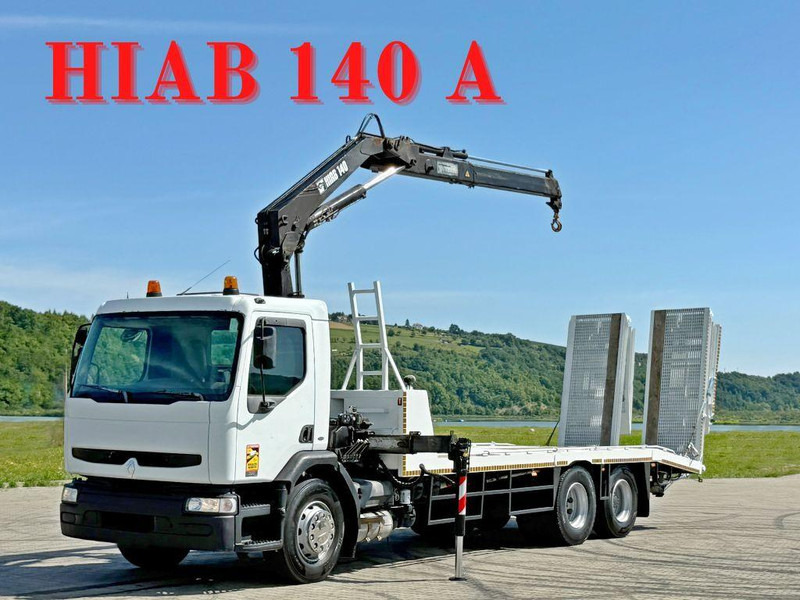 Renault KERAX 320 DCI* ABSCHLEPPWAGEN 7,35m + HIAB 140A - Камион пътна помощ: снимка 1 Renault KERAX 320 DCI* ABSCHLEPPWAGEN 7,35m + HIAB 140A - Камион пътна помощ: снимка 1