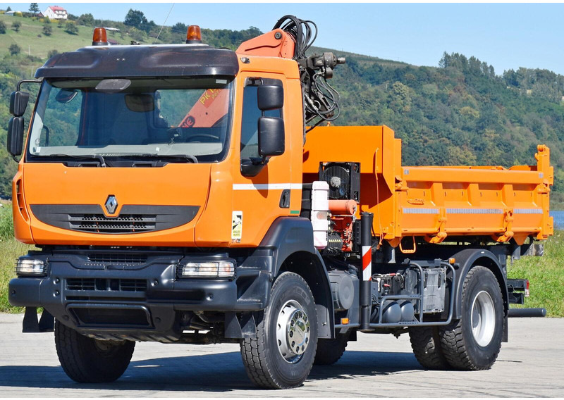 Renault KERAX 370 - Самосвал камион, Камион с кран: снимка 5 Renault KERAX 370 - Самосвал камион, Камион с кран: снимка 5