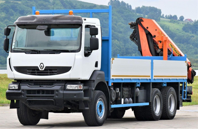Renault KERAX 370 - Бордови камион, Камион с кран: снимка 4 Renault KERAX 370 - Бордови камион, Камион с кран: снимка 4