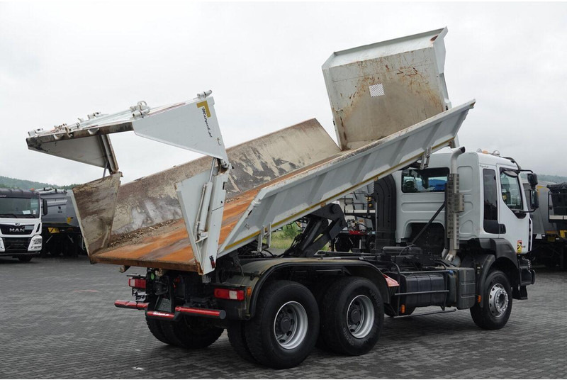 Renault KERAX 410 / 6x4 / WYWROTKA 3- STRONNA / 2X HYDROBURTA / HYDROK - Самосвал камион: снимка 3 Renault KERAX 410 / 6x4 / WYWROTKA 3- STRONNA / 2X HYDROBURTA / HYDROK - Самосвал камион: снимка 3