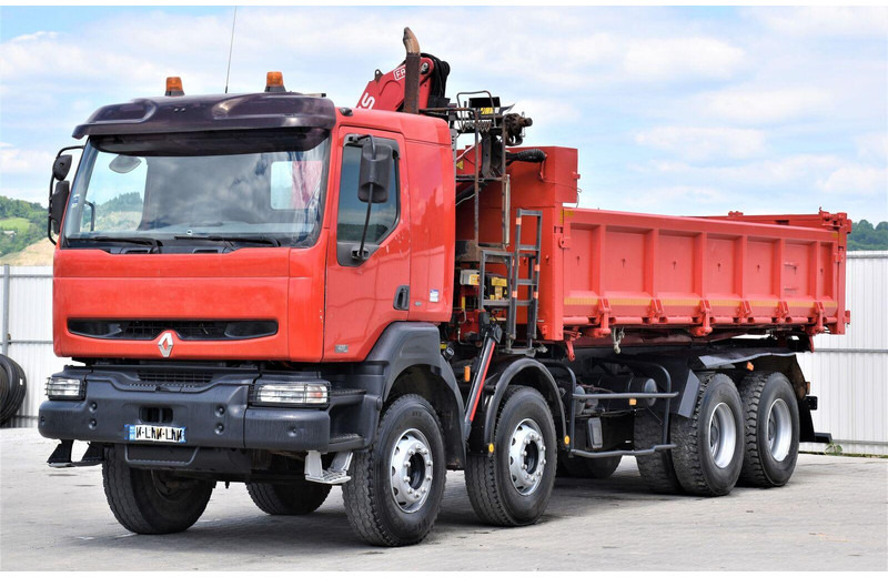 Renault KERAX 420 DCI Kipper 6,30m+FASSI F95AXS.21+FUNK - Самосвал камион, Камион с кран: снимка 5 Renault KERAX 420 DCI Kipper 6,30m+FASSI F95AXS.21+FUNK - Самосвал камион, Камион с кран: снимка 5
