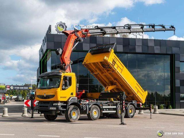 Renault KERAX 450 8x4 PALFINGER PK 60002 Crane Tipper - Самосвал камион, Камион с кран: снимка 5 Renault KERAX 450 8x4 PALFINGER PK 60002 Crane Tipper - Самосвал камион, Камион с кран: снимка 5