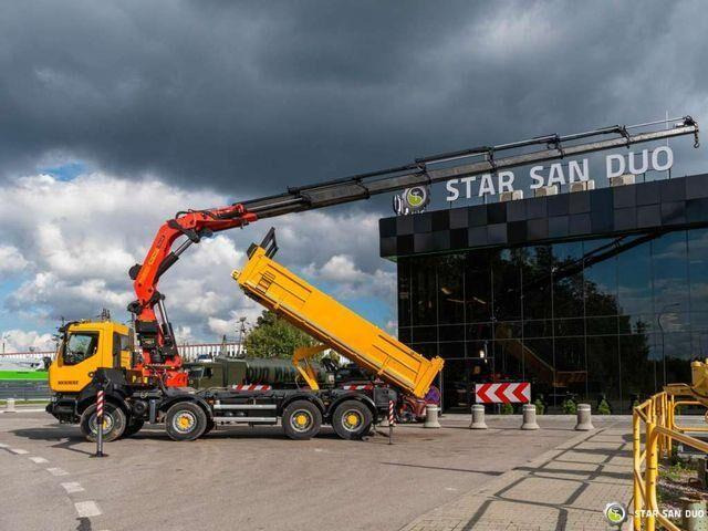 Renault KERAX 450 8x4 PALFINGER PK 60002 Crane Tipper - Самосвал камион, Камион с кран: снимка 3 Renault KERAX 450 8x4 PALFINGER PK 60002 Crane Tipper - Самосвал камион, Камион с кран: снимка 3