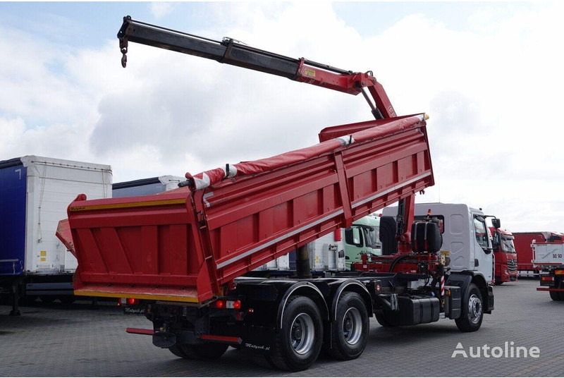 Renault LANDER 3 way tipper + crane FASSI 130 6x4 - Самосвал камион, Камион с кран: снимка 5 Renault LANDER 3 way tipper + crane FASSI 130 6x4 - Самосвал камион, Камион с кран: снимка 5
