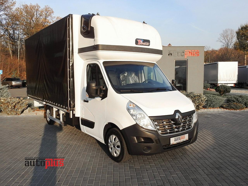 Renault MASTER PLANDEKA 10 PALET WEBASTO TEMPOMAT KLIMATYZACJA PNEUMATYK - Камион фургон: снимка 1 Renault MASTER PLANDEKA 10 PALET WEBASTO TEMPOMAT KLIMATYZACJA PNEUMATYK - Камион фургон: снимка 1