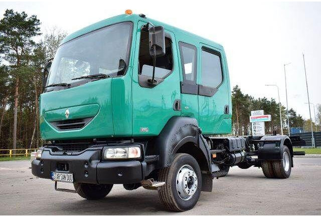 Renault MIDLUM 4x4 DOKA DUBEL KABINE CHASSIS - Шаси кабина, Камион с кран: снимка 1 Renault MIDLUM 4x4 DOKA DUBEL KABINE CHASSIS - Шаси кабина, Камион с кран: снимка 1