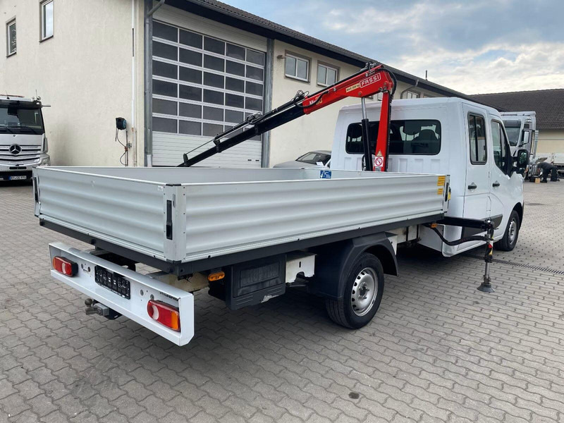 Renault Master Doka - Flatbed truck + crane - Бордови бус, Бус с двойна кабина: снимка 3 Renault Master Doka - Flatbed truck + crane - Бордови бус, Бус с двойна кабина: снимка 3