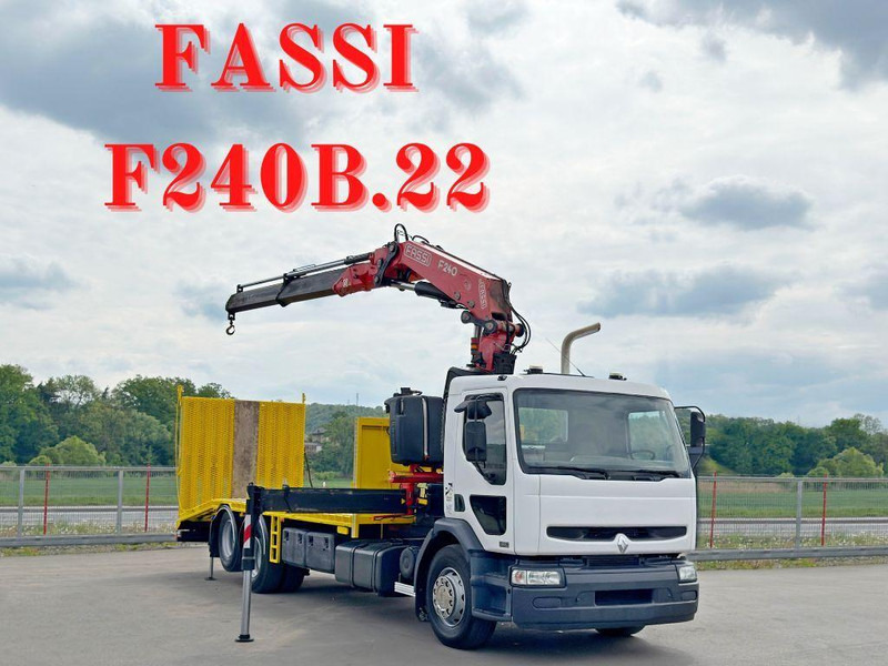 Renault PREMIUM 320 * FASSI F240B.22 + FUNK* TOP - Камион пътна помощ: снимка 1 Renault PREMIUM 320 * FASSI F240B.22 + FUNK* TOP - Камион пътна помощ: снимка 1