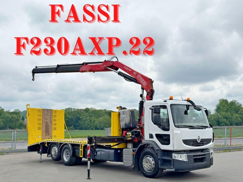 Renault PREMIUM 370 * FASSI F230AXP.22 + FUNK* TOP - Камион пътна помощ: снимка 1 Renault PREMIUM 370 * FASSI F230AXP.22 + FUNK* TOP - Камион пътна помощ: снимка 1
