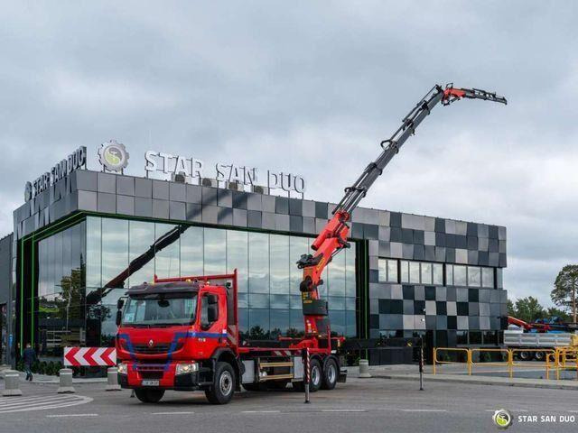 Renault PREMIUM 410 6x4 Palfinger PK 50002EH Crane Winc - Бордови камион, Камион с кран: снимка 1 Renault PREMIUM 410 6x4 Palfinger PK 50002EH Crane Winc - Бордови камион, Камион с кран: снимка 1