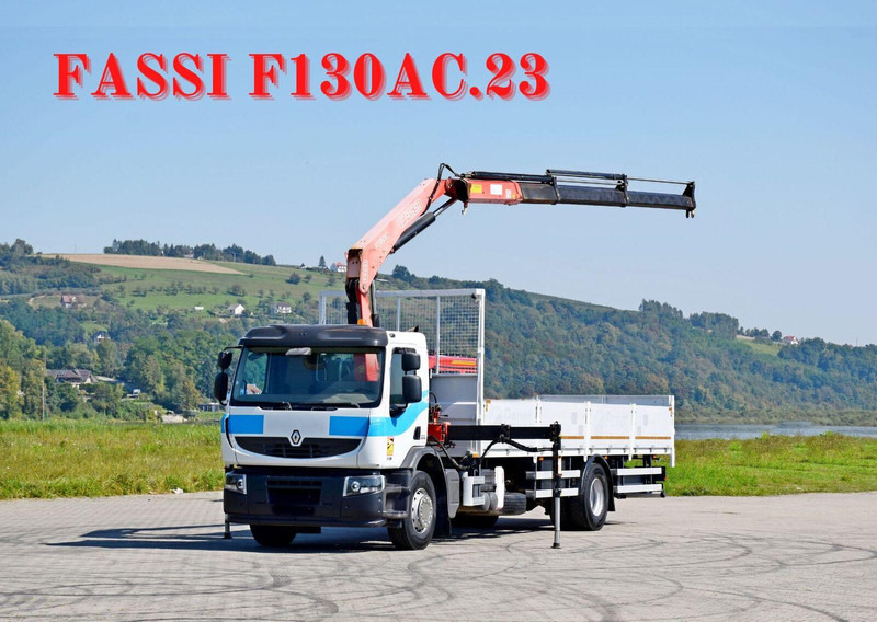 Renault Premium 310 DXI* FASSI F130AC.23+FUNK* TOP - Бордови камион, Камион с кран: снимка 1 Renault Premium 310 DXI* FASSI F130AC.23+FUNK* TOP - Бордови камион, Камион с кран: снимка 1