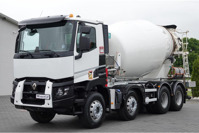 Renault T 460 / 8X4 / BETONOMIESZARKA / GRUSZKA 9M3 / IMER / ALUFELGI / - Бетоновоз: снимка 2 Renault T 460 / 8X4 / BETONOMIESZARKA / GRUSZKA 9M3 / IMER / ALUFELGI / - Бетоновоз: снимка 2