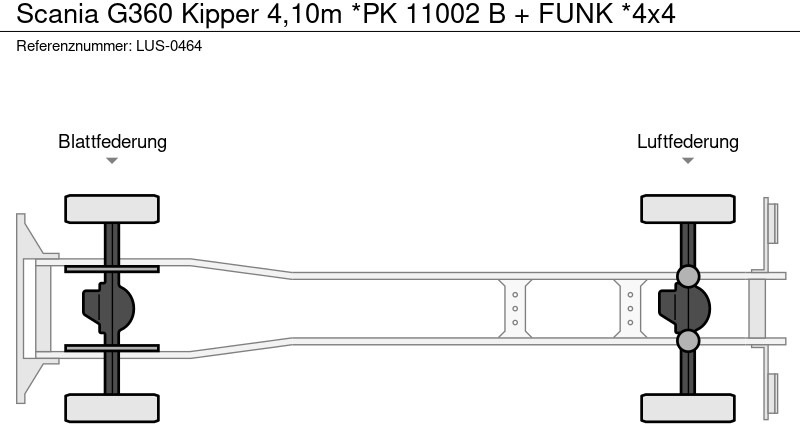 Самосвал камион, Камион с кран Scania G360 Kipper 4,10m *PK 11002 B + FUNK *4x4: снимка 16 Самосвал камион, Камион с кран Scania G360 Kipper 4,10m *PK 11002 B + FUNK *4x4: снимка 16