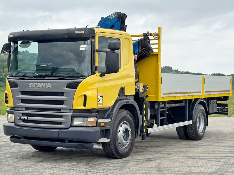 Scania P 270 * FASSI F110A.23 + FUNK * TOPZUSTAND - Бордови камион, Камион с кран: снимка 4 Scania P 270 * FASSI F110A.23 + FUNK * TOPZUSTAND - Бордови камион, Камион с кран: снимка 4