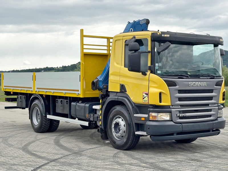 Scania P 270 * FASSI F110A.23 + FUNK * TOPZUSTAND - Бордови камион, Камион с кран: снимка 3 Scania P 270 * FASSI F110A.23 + FUNK * TOPZUSTAND - Бордови камион, Камион с кран: снимка 3
