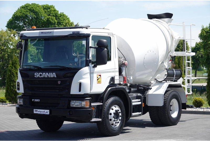 Scania P 320 / BETONOMIESZARKA / GRUSZKA /5 m3 / ALUFELGI / EURO 6 - Бетоновоз: снимка 1 Scania P 320 / BETONOMIESZARKA / GRUSZKA /5 m3 / ALUFELGI / EURO 6 - Бетоновоз: снимка 1