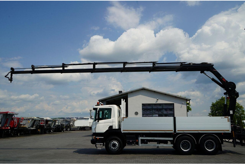 Scania P 360 / 6X4 / SKRZYNIOWY 4.85 + HDS HIAB 211 E-6 HIDUO / UDŹWIG - Бордови камион, Камион с кран: снимка 5 Scania P 360 / 6X4 / SKRZYNIOWY 4.85 + HDS HIAB 211 E-6 HIDUO / UDŹWIG - Бордови камион, Камион с кран: снимка 5