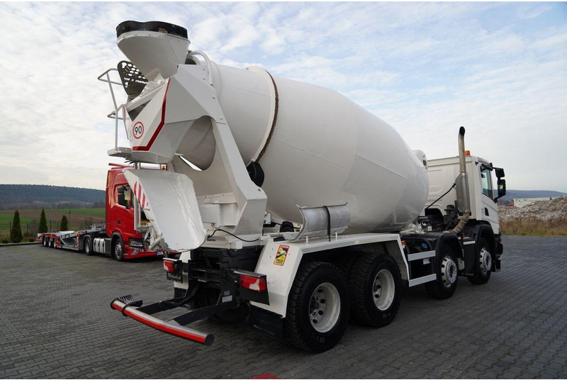 Scania P 410 / 8x4 / BETONOMIESZARKA / GRUSZKA / PUTZMEISTER / 9m3 / AU - Бетоновоз: снимка 4 Scania P 410 / 8x4 / BETONOMIESZARKA / GRUSZKA / PUTZMEISTER / 9m3 / AU - Бетоновоз: снимка 4