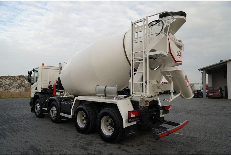 Scania P 410 / 8x4 / BETONOMIESZARKA / GRUSZKA / PUTZMEISTER / 9m3 / AU - Бетоновоз: снимка 3 Scania P 410 / 8x4 / BETONOMIESZARKA / GRUSZKA / PUTZMEISTER / 9m3 / AU - Бетоновоз: снимка 3