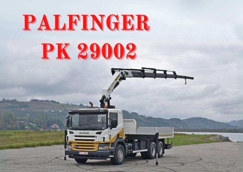 Scania P 420 - Бордови камион, Камион с кран: снимка 1 Scania P 420 - Бордови камион, Камион с кран: снимка 1