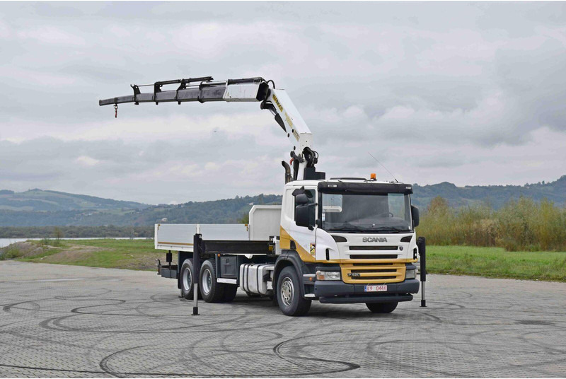 Scania P 420 - Бордови камион, Камион с кран: снимка 2 Scania P 420 - Бордови камион, Камион с кран: снимка 2