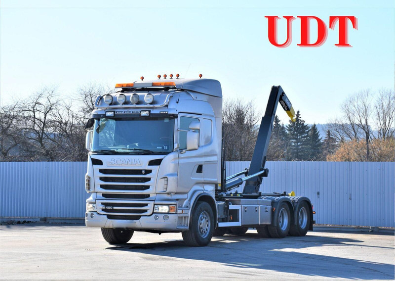 Scania R 480 Abrollkipper * 6x4 * Top Zustand ! - Мултилифт с кука камион: снимка 2 Scania R 480 Abrollkipper * 6x4 * Top Zustand ! - Мултилифт с кука камион: снимка 2
