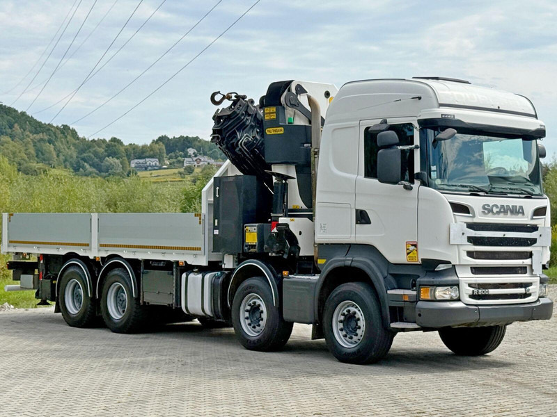 Scania R 500 * PK 88002 - EH G + FUNK * 8x4 *TOPZUSTAND - Бордови камион, Камион с кран: снимка 3 Scania R 500 * PK 88002 - EH G + FUNK * 8x4 *TOPZUSTAND - Бордови камион, Камион с кран: снимка 3