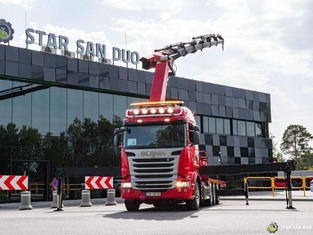 Scania R450 8x4 Palfinger PK 65002 SH HDS Crane - Бордови камион, Камион с кран: снимка 2 Scania R450 8x4 Palfinger PK 65002 SH HDS Crane - Бордови камион, Камион с кран: снимка 2
