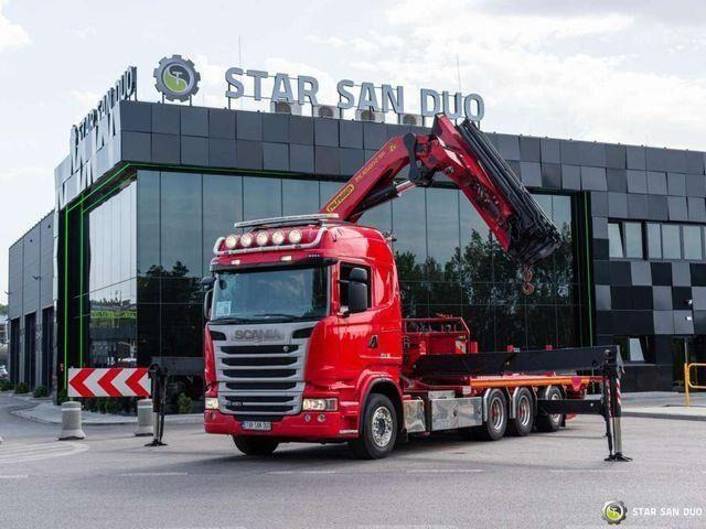 Scania R450 8x4 Palfinger PK 65002 SH HDS Crane - Бордови камион, Камион с кран: снимка 5 Scania R450 8x4 Palfinger PK 65002 SH HDS Crane - Бордови камион, Камион с кран: снимка 5