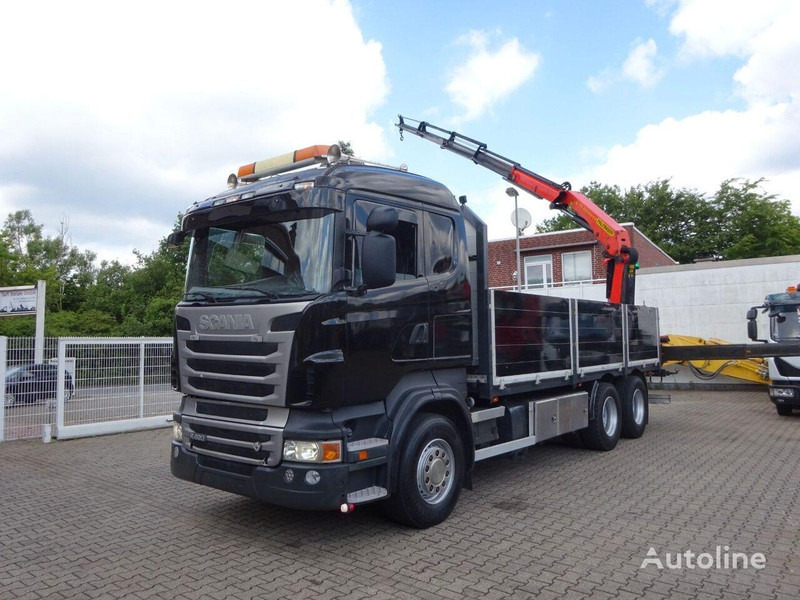 Scania R620 V8 6x2 Flatbed + Palfinger Crane PK 22002 EH - Бордови камион, Камион с кран: снимка 2 Scania R620 V8 6x2 Flatbed + Palfinger Crane PK 22002 EH - Бордови камион, Камион с кран: снимка 2
