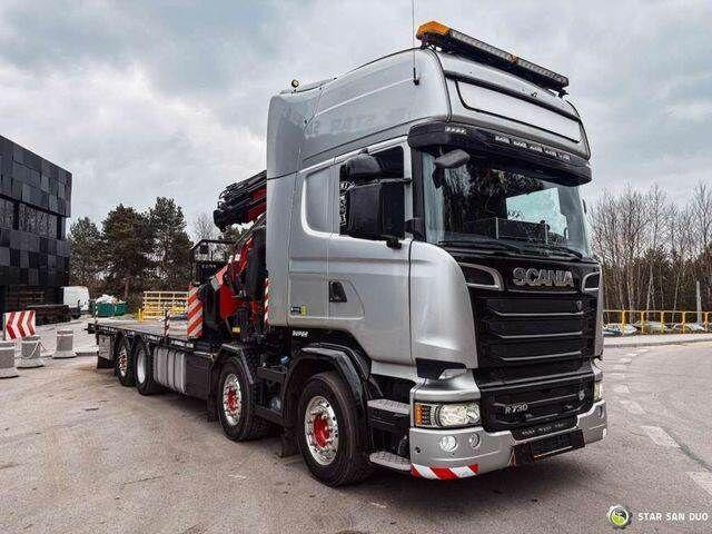 Scania R730 8x2 Fassi F990 Fly Jib 30m Crane Euro 6 - Бордови камион, Камион с кран: снимка 3 Scania R730 8x2 Fassi F990 Fly Jib 30m Crane Euro 6 - Бордови камион, Камион с кран: снимка 3
