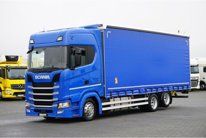 Scania / S 500 / ACC / E 6 / FIRANKA / 20 PALET / DŁ. 8,1 M / RETARDER - Камион с брезент: снимка 2 Scania / S 500 / ACC / E 6 / FIRANKA / 20 PALET / DŁ. 8,1 M / RETARDER - Камион с брезент: снимка 2
