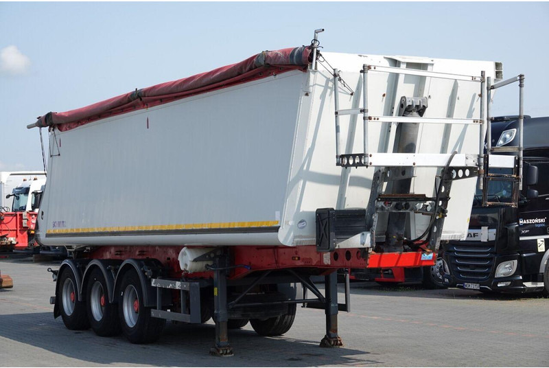 Schmitz Cargobull WYWROTKA 40 M3 / MULDA ALUMINIOWA / OŚ PODNOSZONA / SAF /SPROWAD - Самосвал полуремарке: снимка 1 Schmitz Cargobull WYWROTKA 40 M3 / MULDA ALUMINIOWA / OŚ PODNOSZONA / SAF /SPROWAD - Самосвал полуремарке: снимка 1