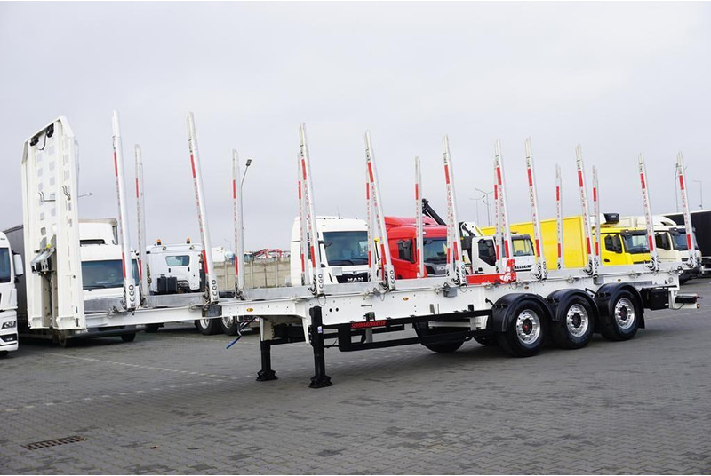 Schwarzmüller / KŁONICOWA / DO DREWNA WAGA 5 700 KG / OŚ PODNOSZONA - Ремарке за дърва: снимка 3 Schwarzmüller / KŁONICOWA / DO DREWNA WAGA 5 700 KG / OŚ PODNOSZONA - Ремарке за дърва: снимка 3